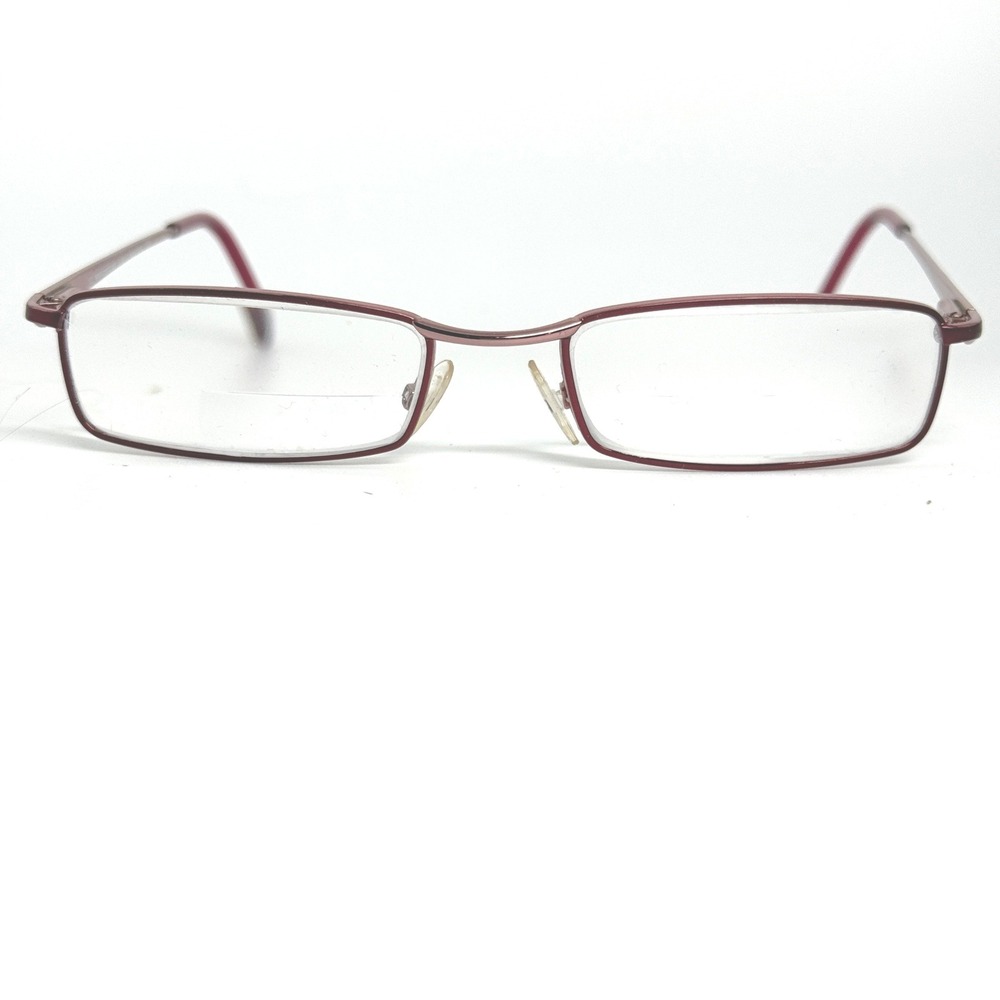 Oxydo by Safilo X009 GVA Burgundy Metal Eyeglasses Frames‎ 49-17-135 21643